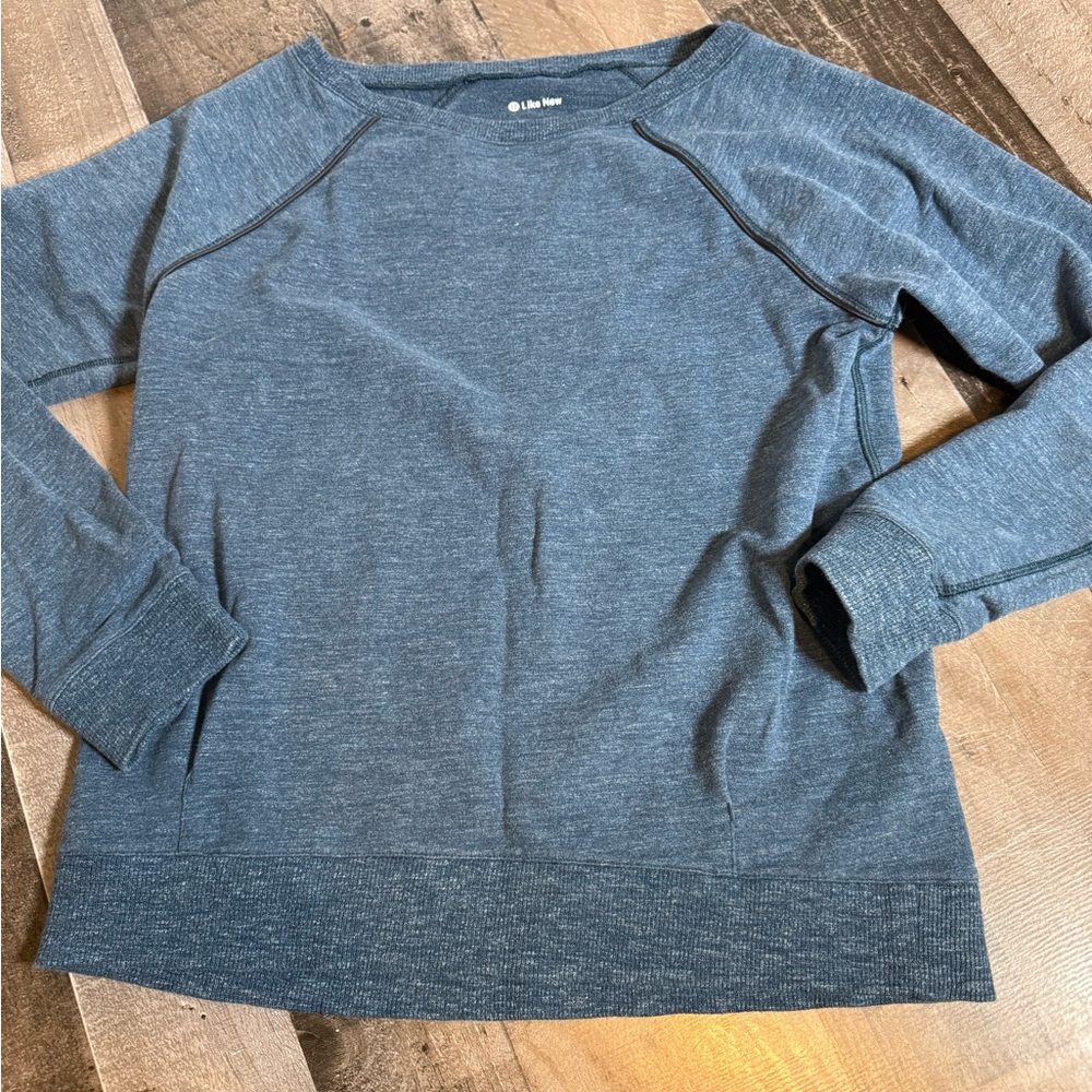 Lululemon Heathered Teal Crewneck Sweatshirt Pullover Athleisure‎ M
